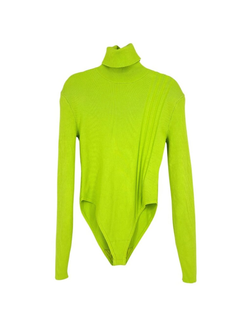 Adidas Ivy Park Halls Of Ivy Turtleneck Rib Bodysuit Semi Solar Slime Medium